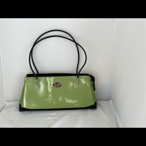Beijo Uptown Shoulder Bag Apple Green/Black Trim